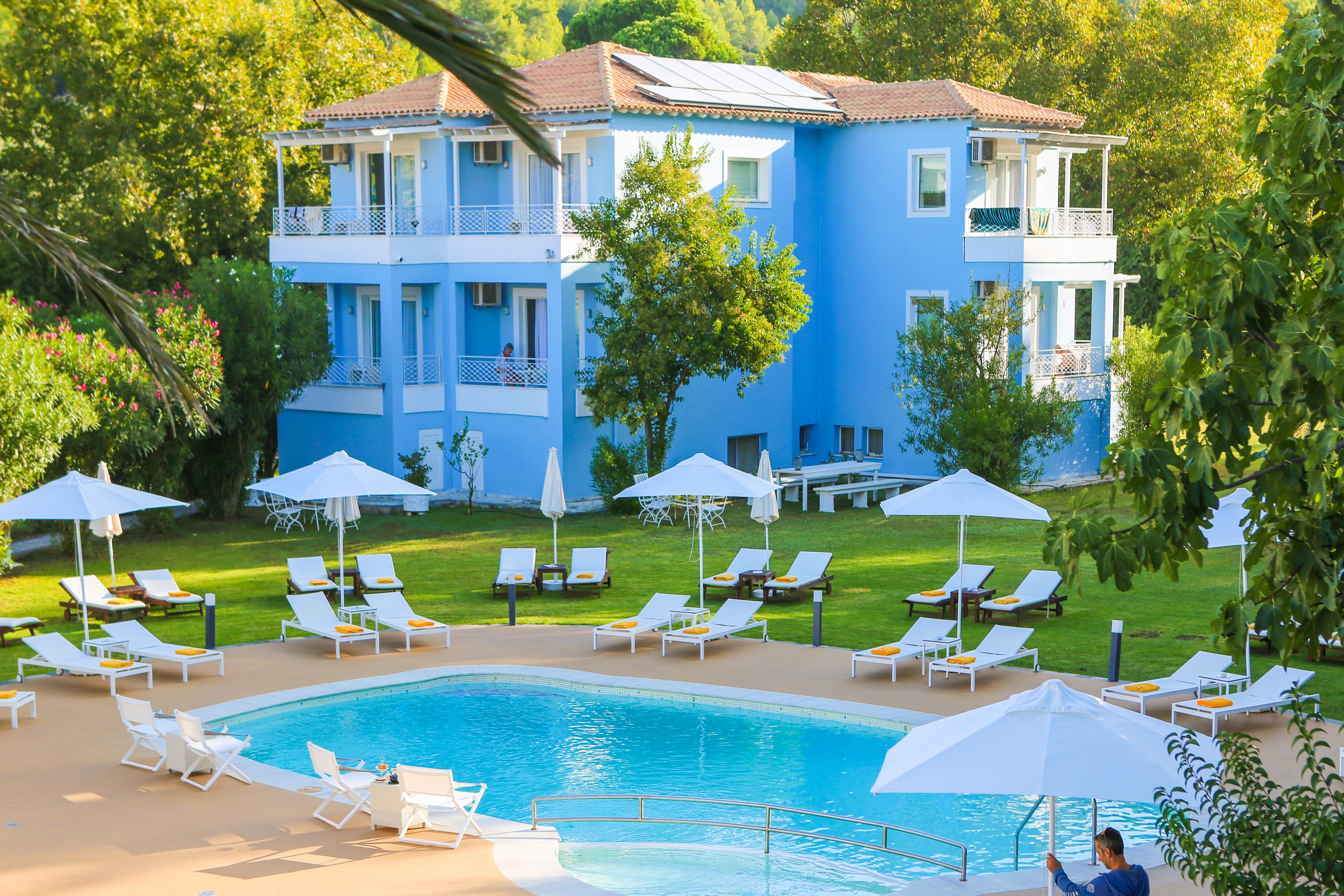 Mandraki Village Boutique Hotel Koukounaries Dış mekan fotoğraf
